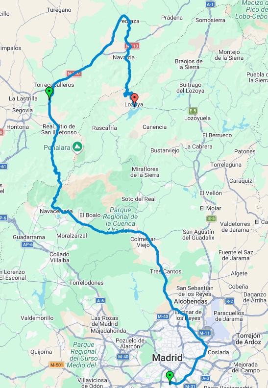 mapa ruta